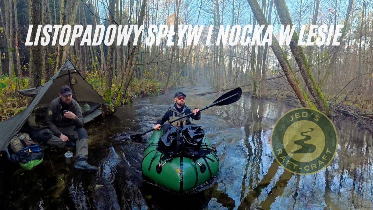 Spływ Rurzycą i biwak w listopadową noc