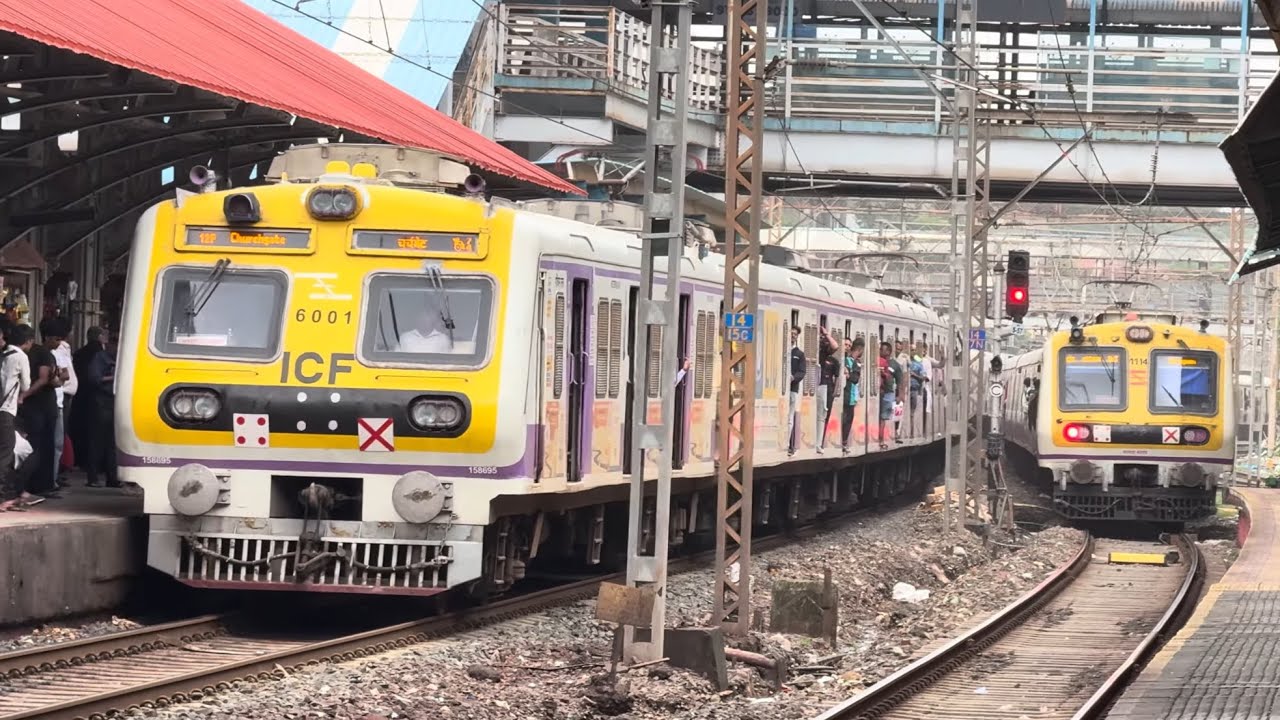 Mumbai Local Train Rush Meets Late Running AC Double Decker Express | Dadar Mahim Bandra