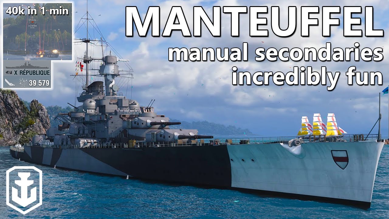 T9 Manteuffel Might Be Better Than The T10! (World of Warships)