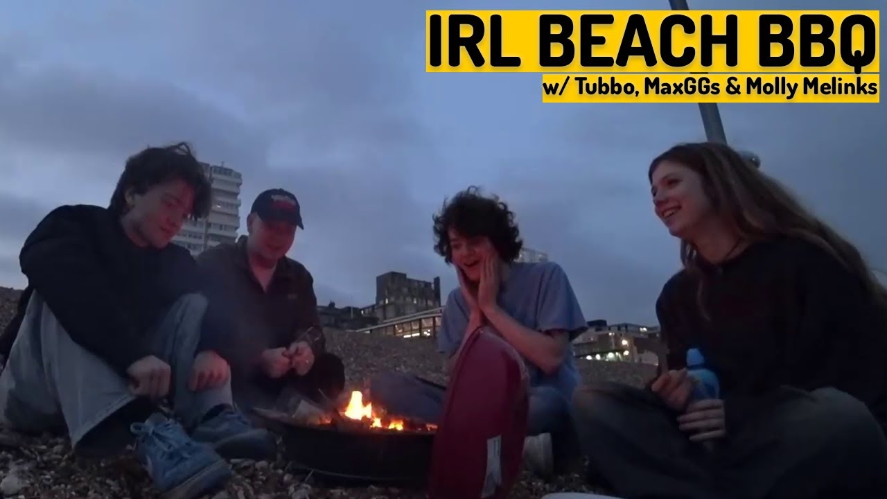 IRL BEACH BBQ w/ Tubbo, MaxGGs & Molly Melinks | AverageArchive