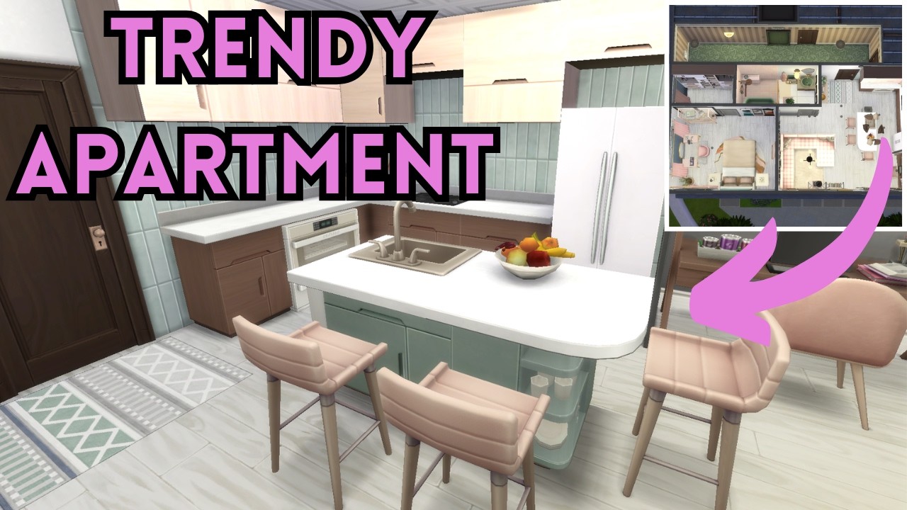 Fashion Influencer's Apartment //The Sims 4 [speed build]