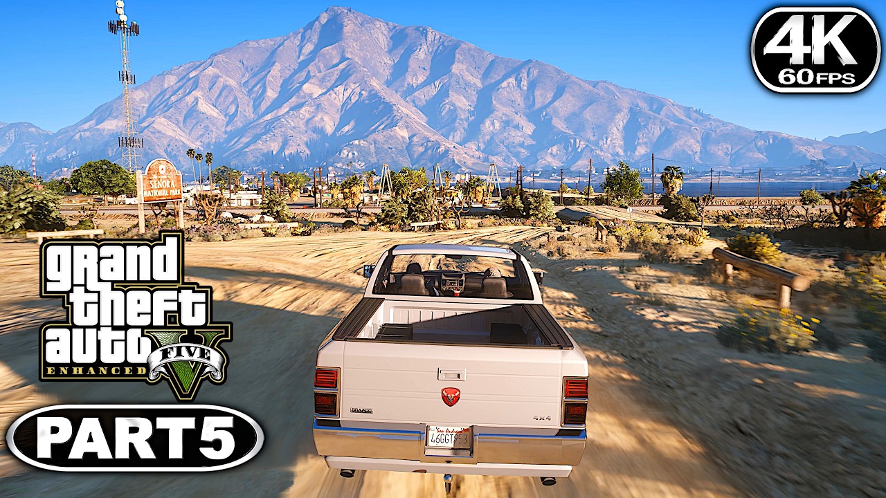 Grand Theft Auto V Enhanced Edition Gameplay Walkthrough Part 5 - PC 4K 60FPS No Commentary