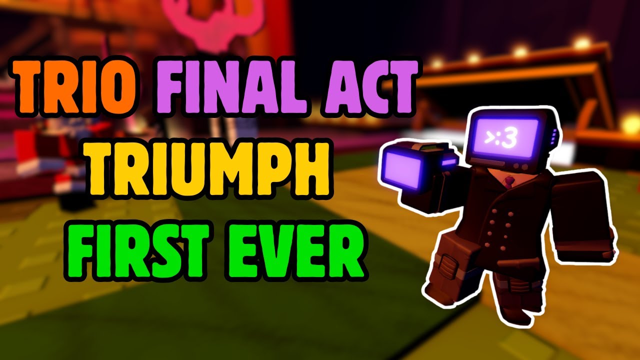 FIRST EVER THE FINAL ACT EVENT TRIUMPH HARD MODE | Roblox Tower Defense Simulator