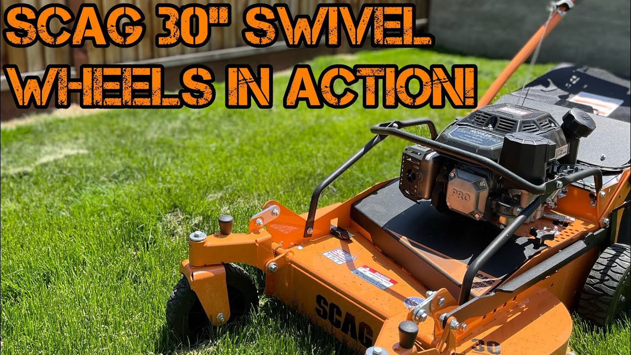 SCAG 30” SFC w/ Swivel Wheels Mowing Small Lawns! (Watch Before Buying!)