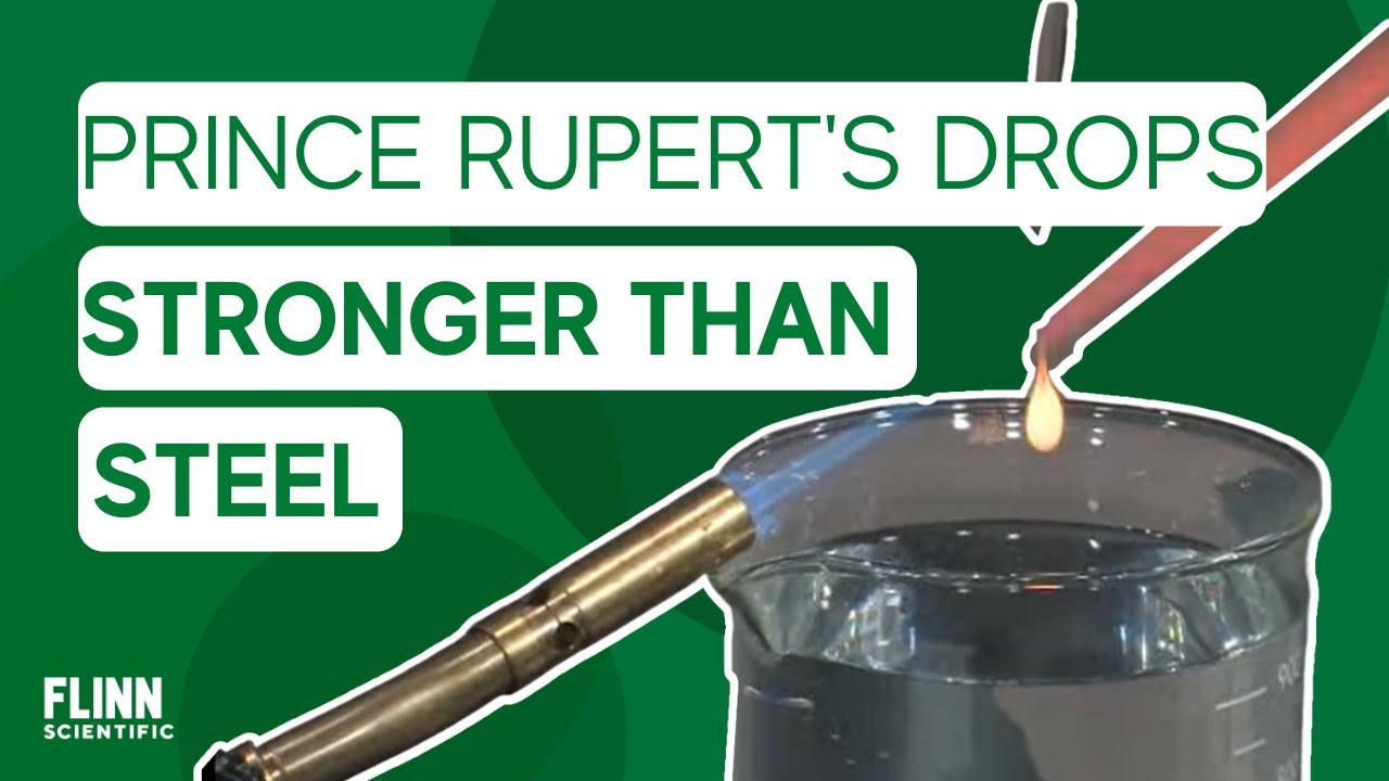 Prince Rupert's Drops Are Stronger Than Steel