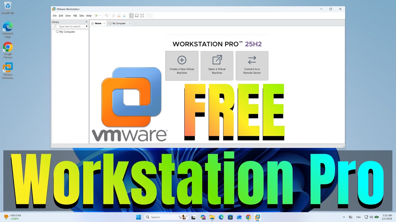 VMware Workstation Pro is Now FREE! Download & Install Guide (Was $200, Now $0!)