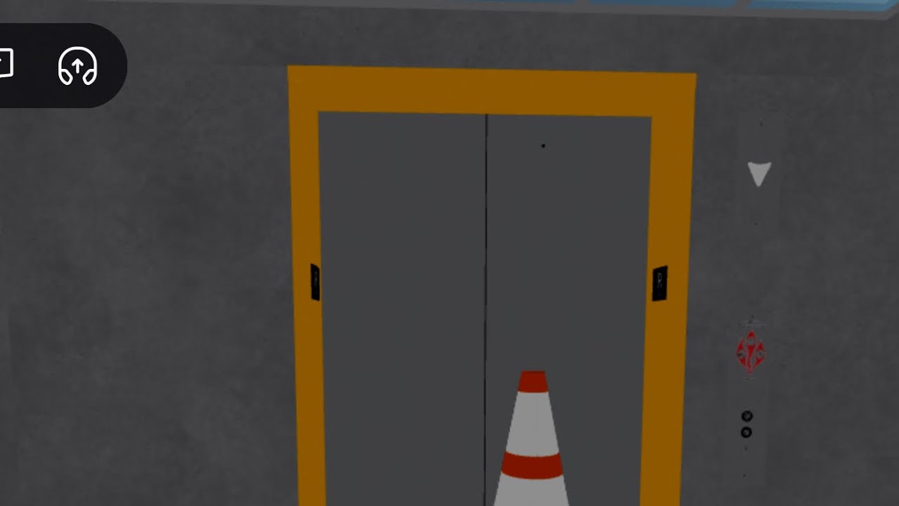 Roof elevator at the Hunt parking garage, Roblox