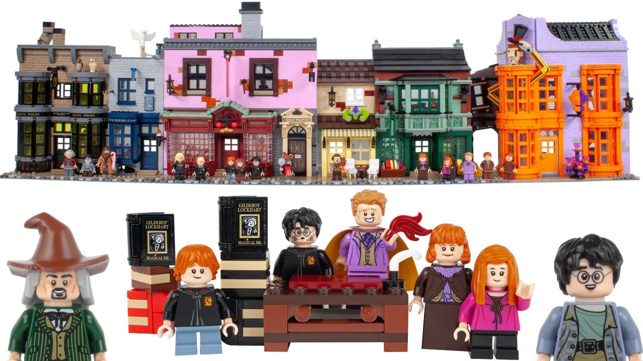 Подробный обзор LEGO Harry Potter 2020 Diagon Alley 75978!