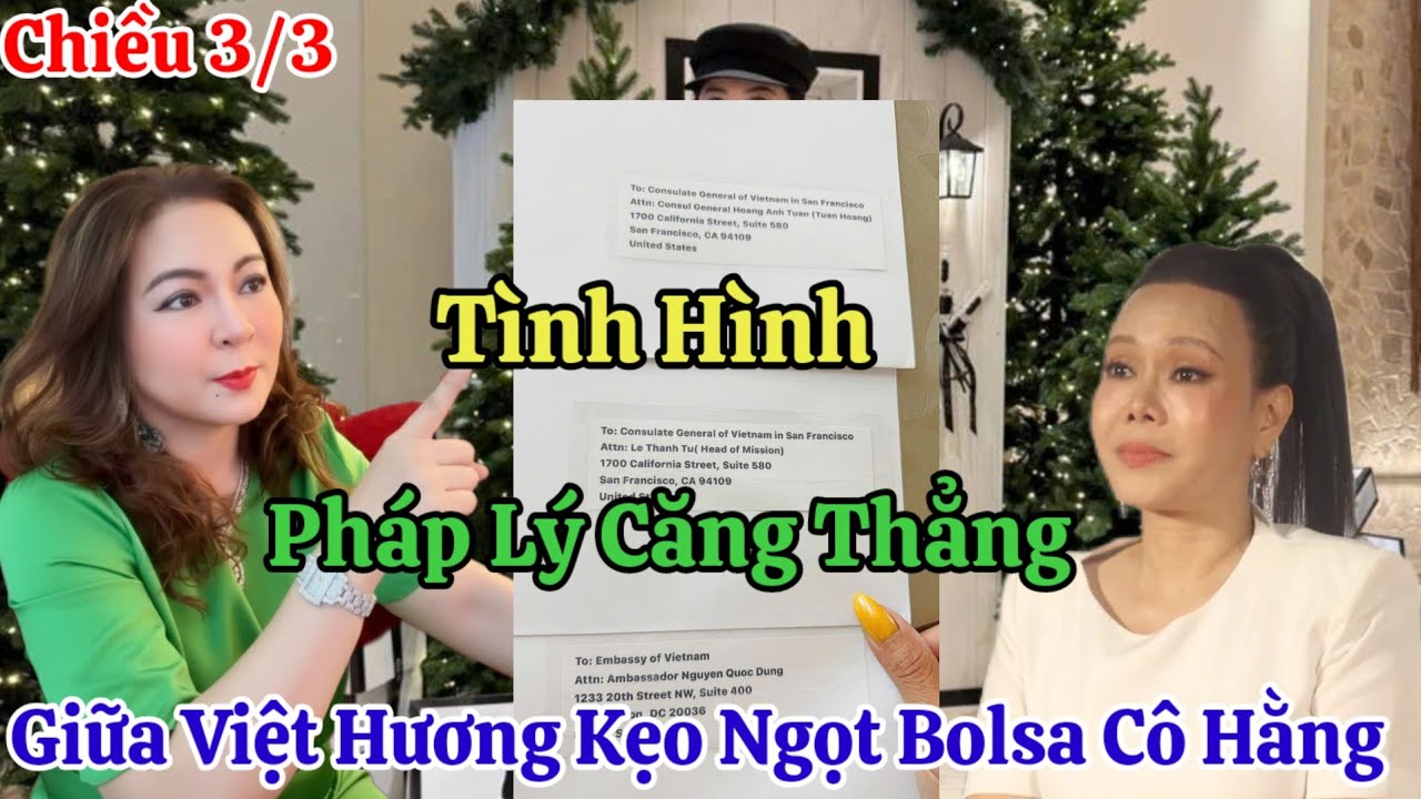 Chiều 3/3 Nóng Tình Hình Pháp Lý Giữa Việt Hương Và Kẹo Ngọt Bolsa Cô Hằng Ra Sao ?