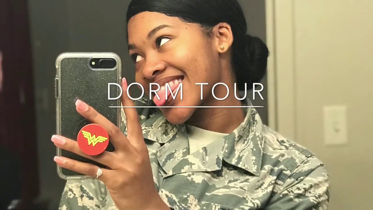DORM TOUR | THE AIRFORCE IS SPOILED!