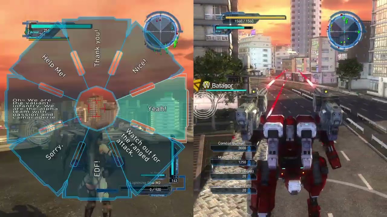 Gameplay earth defence force 5 mission survivors #gameplayps4earthdefenceforce
