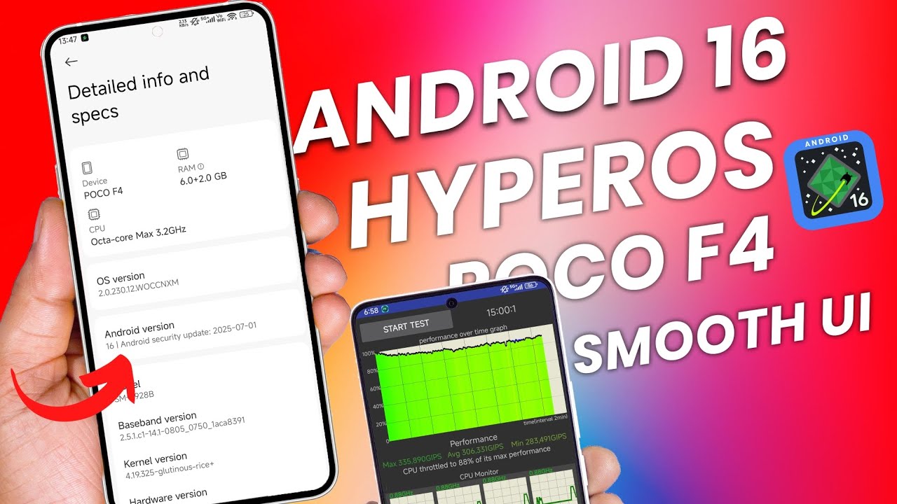 First Android 16 HyperOS Update for POCO F4 Review, Here is all Information about HyperOS A16