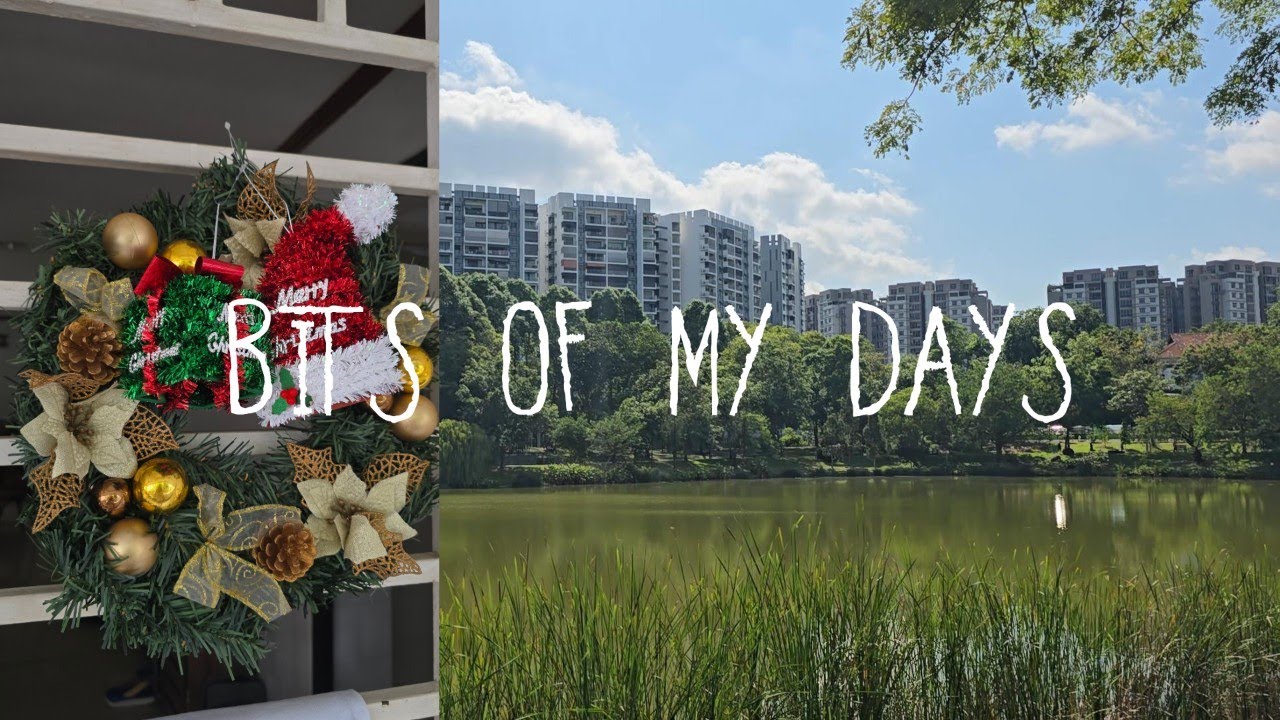 Slow living : Home cooked Salmon Porridge, Muji Cafe Lunch, Hai Di Lao, Christmas is coming!