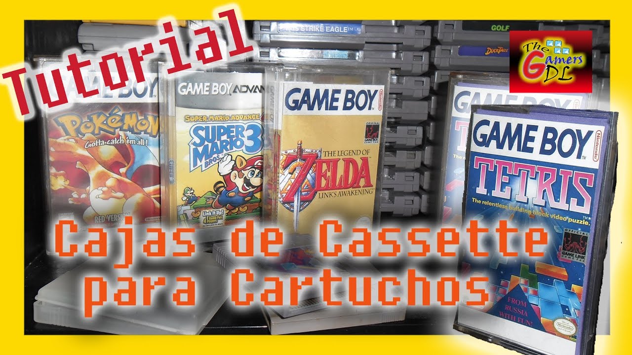 Tutorial: Crea tus Cajas de cassette para cartuchos game boy