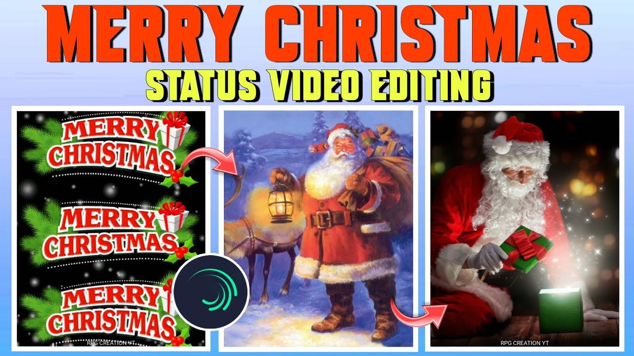 Merry Christmas Video Editing | Merry Christmas Video Editing Alight Motion | Merry Christmas Status