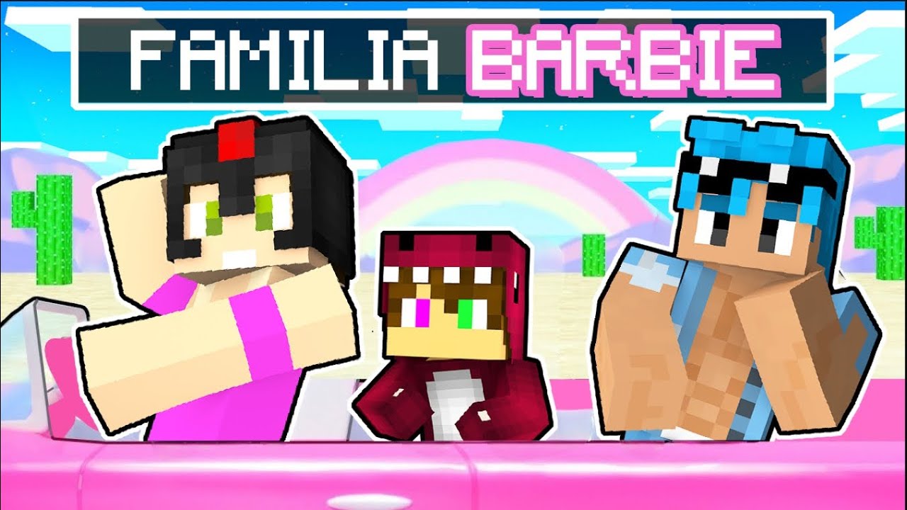Me ADOPTA BARBIE en MINECRAFT 😰 FAMILIA BARBIE ADOPTA A RAPTORGAMER