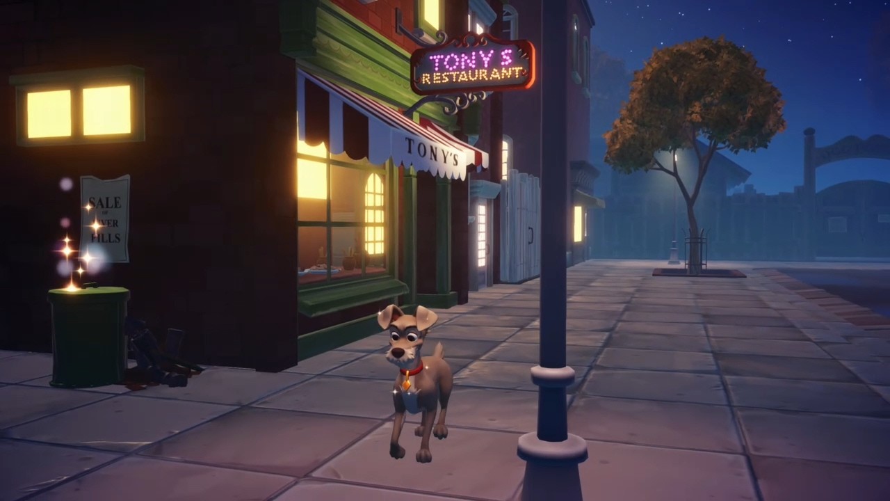 How to find the Lady and the Tramp realm in Disney Dreamlight Valley.  First glimpse of new realm
