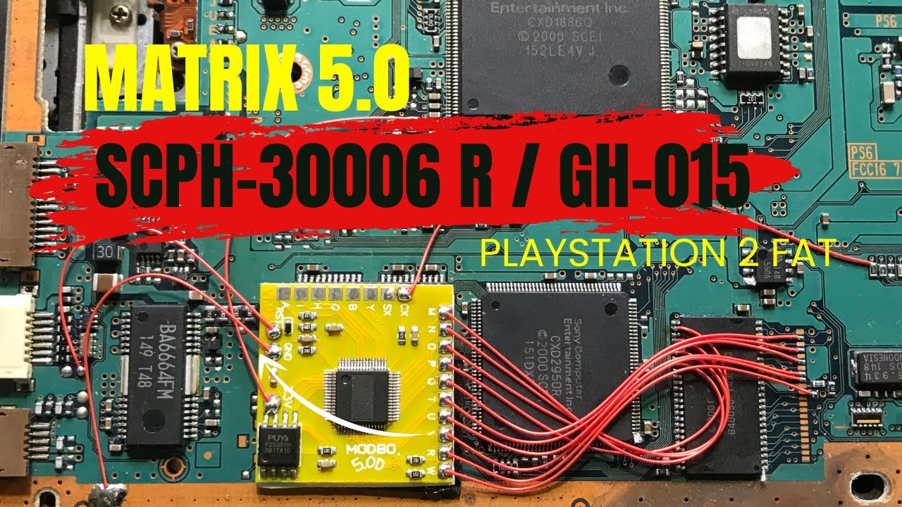 MATRIX 5.0 || SCPH-30006 R || GH-015 || PLAYSTATION 2 FAT