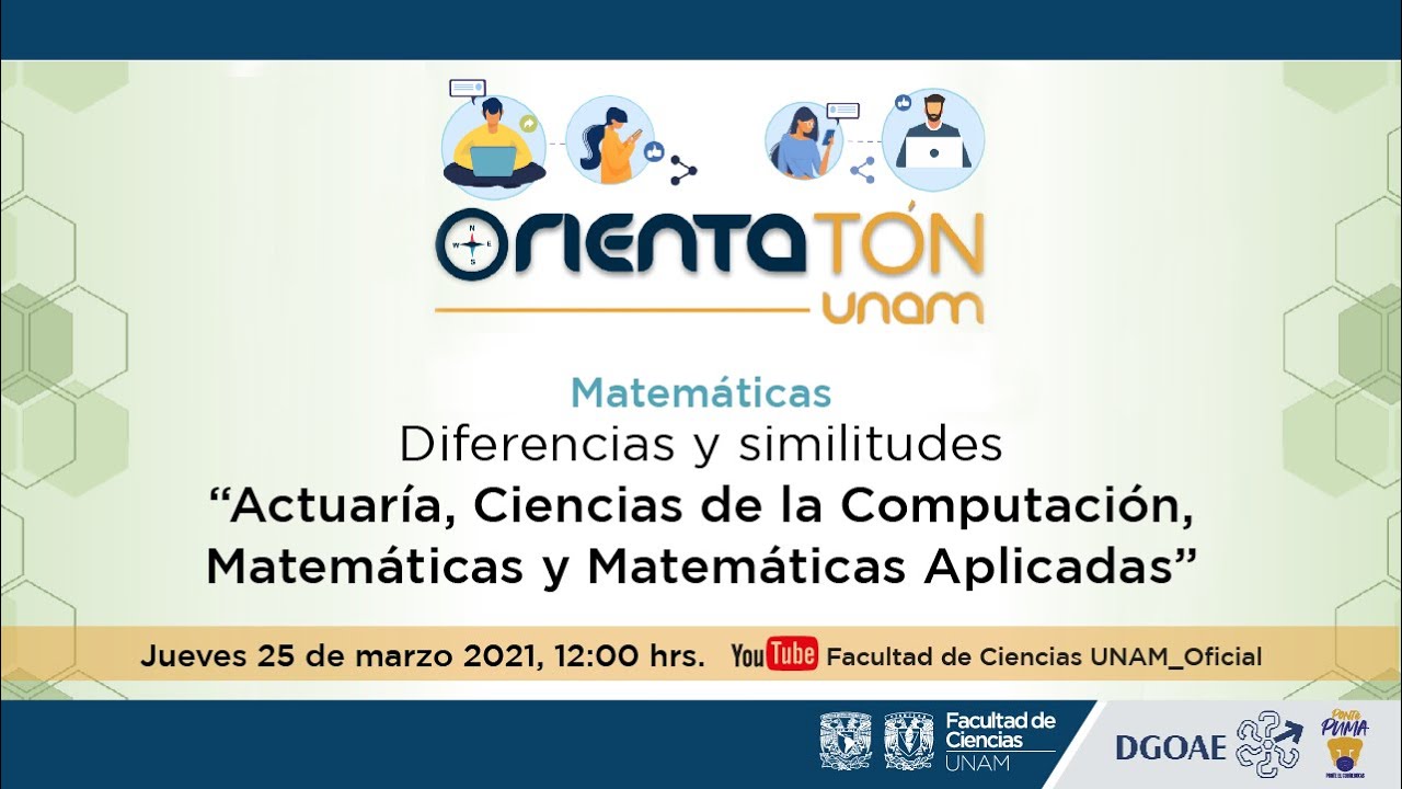 Diferencias y similitudes - Actuaría, Ciencias de la Computación, Matemáticas y Mat. Aplicadas