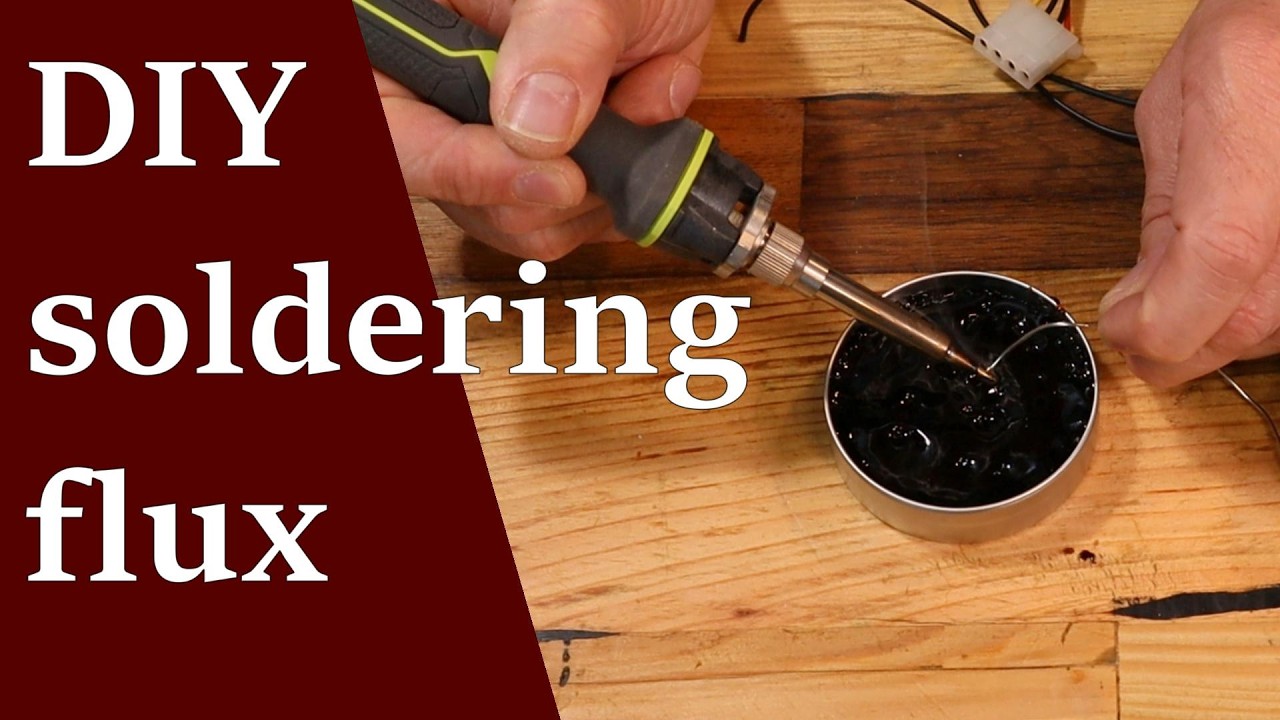 How to Make Soldering Flux from Pine Resin | DIY Rosin Flux