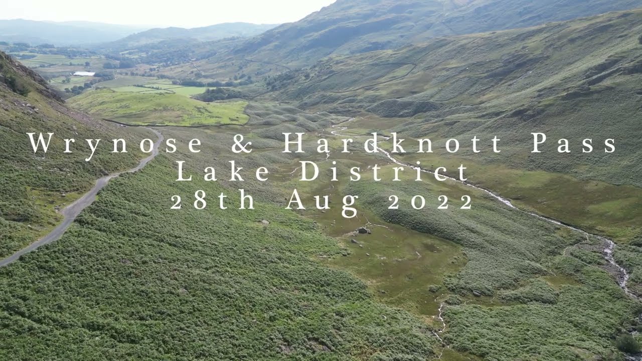 WRYNOSE & HARDKNOTT PASS, THE LAKE DISTRICT - 28TH AUG 2022 - DRONE WITH A VIEW - [4K] DRONE FOOTAGE