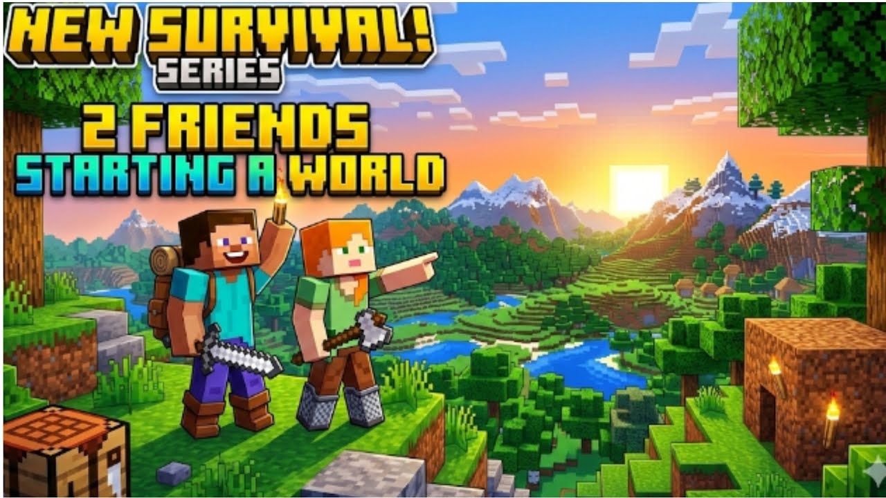 Minecraft | Me and DUBBLY start a new survival series And sooo 🤣 fun