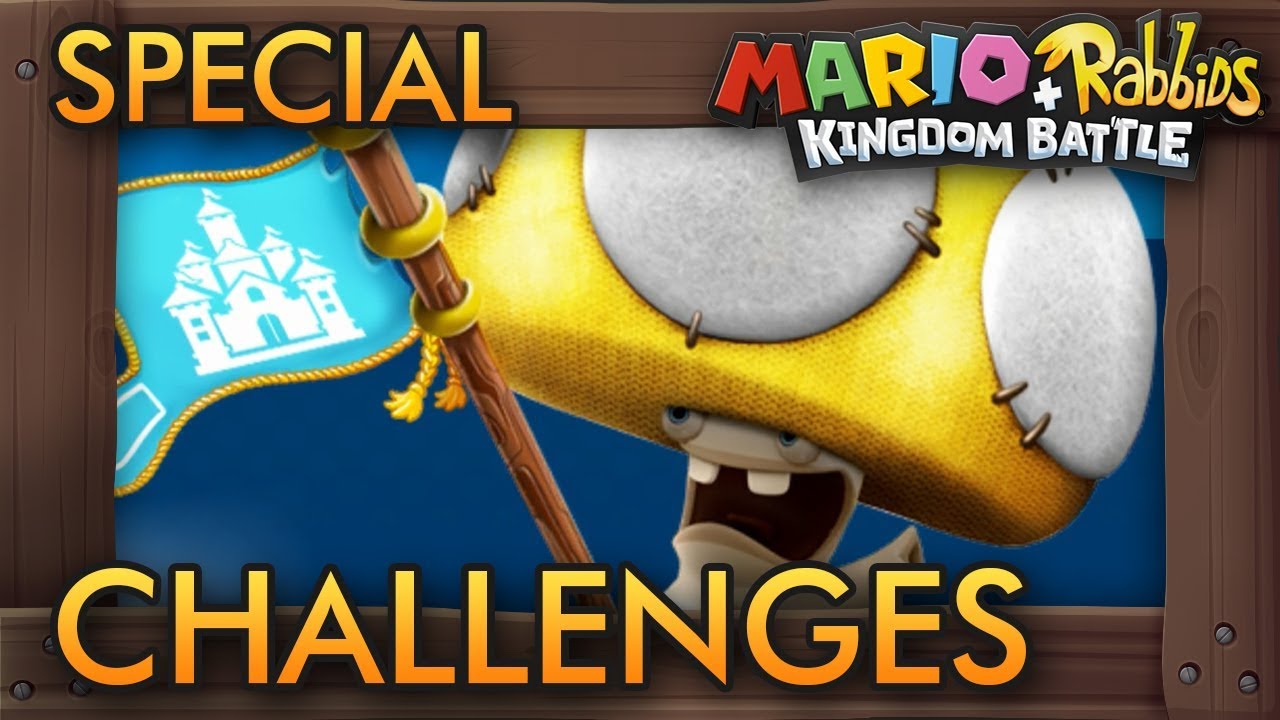 Mario + Rabbids Kingdom Battle DLC - Special Challenge 1-S1 & 1-S2 (World 1)