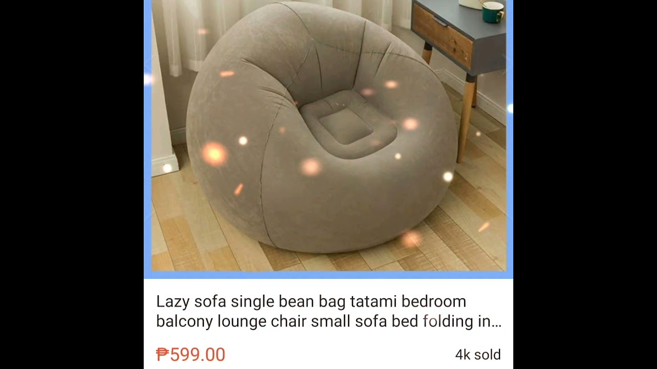 Lazy sofa single bean bag tatami bedroom balcony lounge chair (Sale)