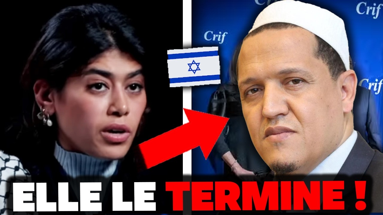 Rima Hassan d&eacute;truit Chalghoumi et le CRIF en direct