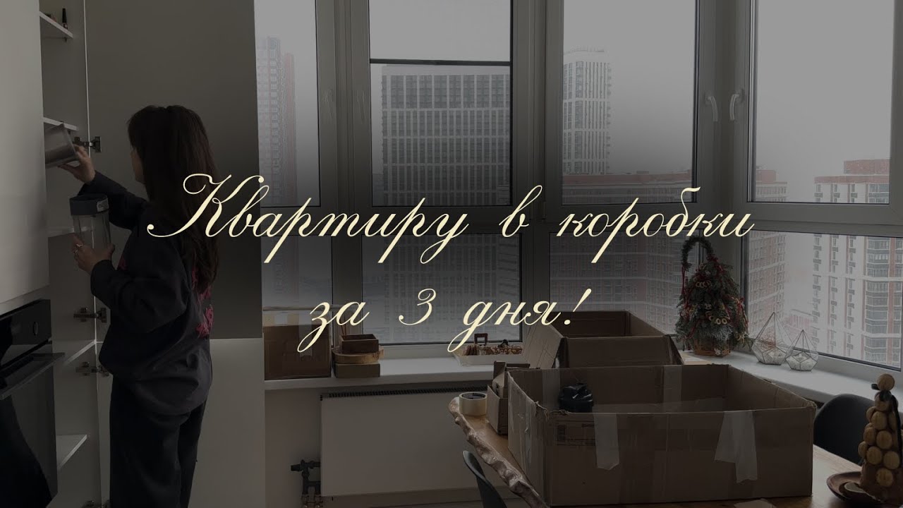 Квартиру в коробки за 3 дня | Генеральная уборка | Что беру с собой, а что оставляю