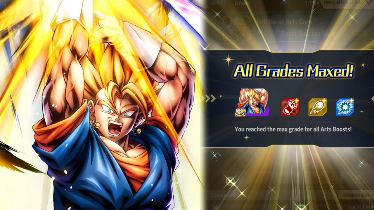MAX ARTS BOOST LEGEND SUPER VEGITO HE DESTROY EVERYTHING (Dragon Ball Legend)