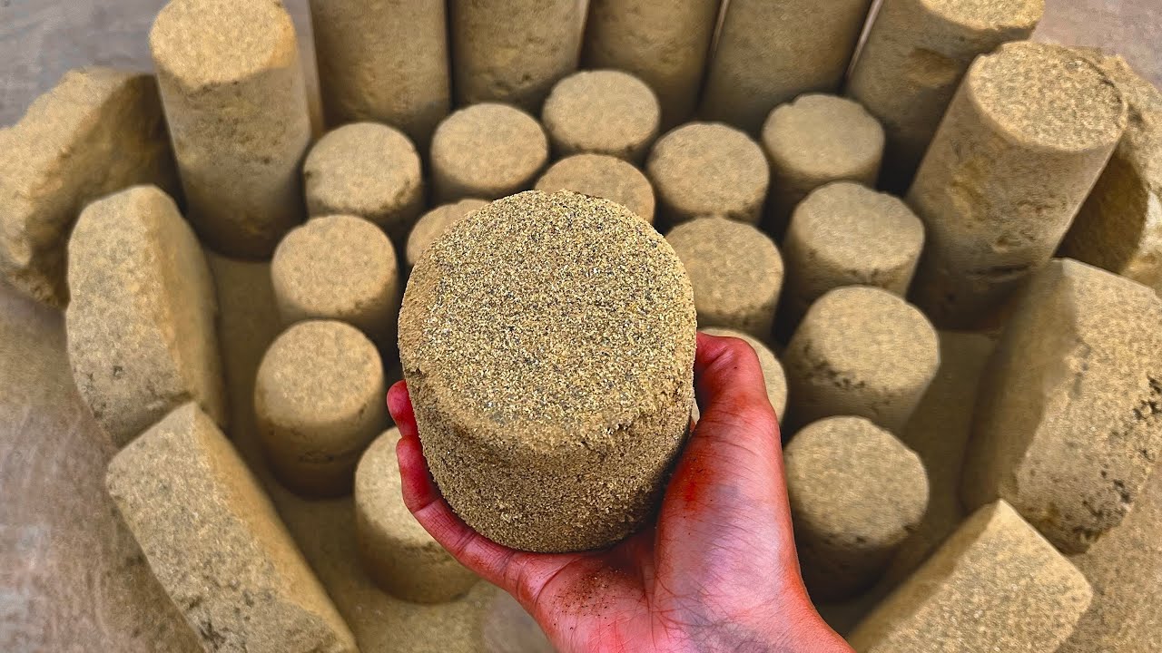 ASMR | New Olive Sand Dry Floor and Claypot crumbling | Sifting for Islamic Channel 