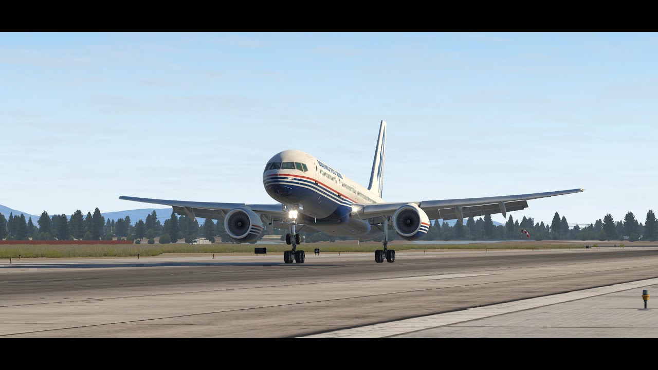 REAL US 757 PILOT LANDS FF 757-200 on XPLANE 11 | ONE TAKE