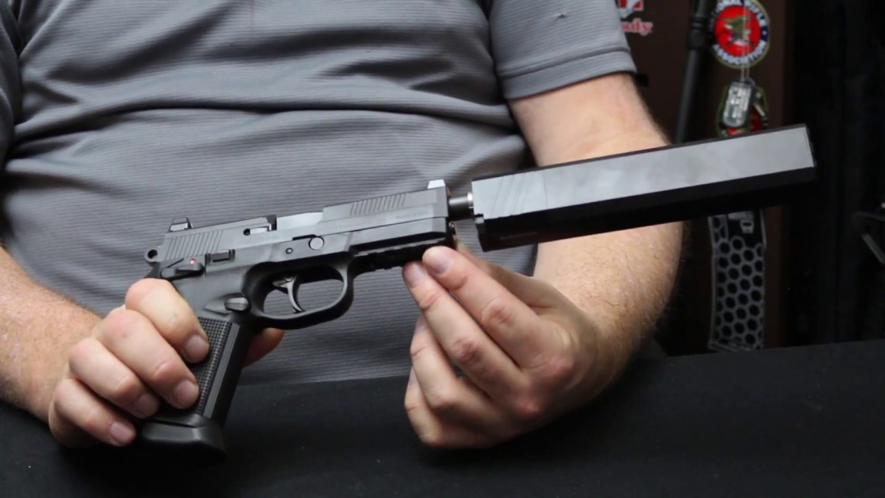 The FN FNX 45 Tactical and Silencerco 45OSPREY
