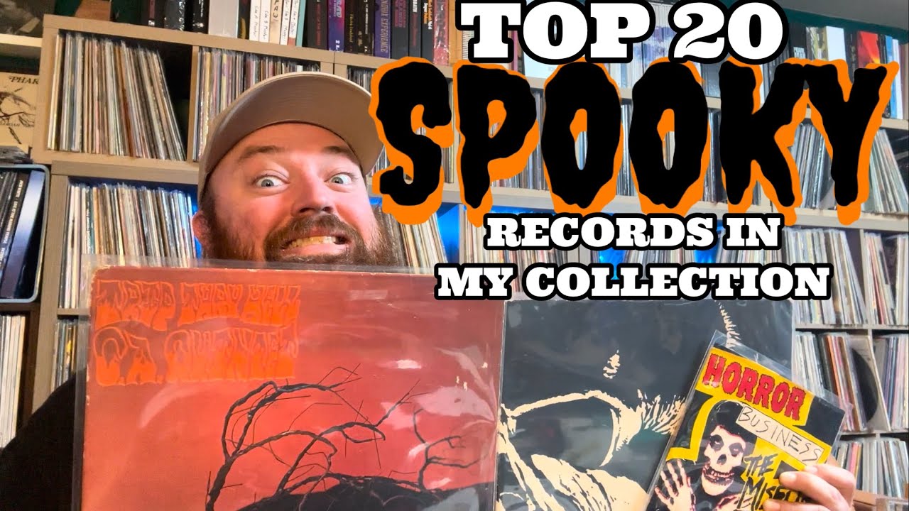 Top 20 Spooky Records in my Collection for a Halloween Playlist!