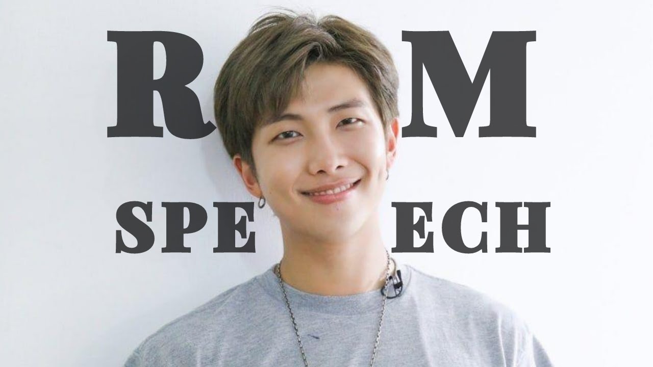 Unveiling RM: The Remarkable Journey of Kim Namjoon, BTS Leader || English Speech