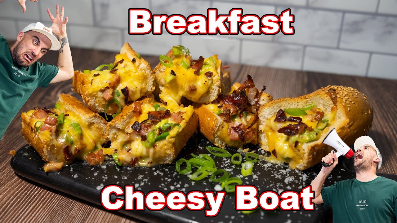Breakfast Cheesy Boat