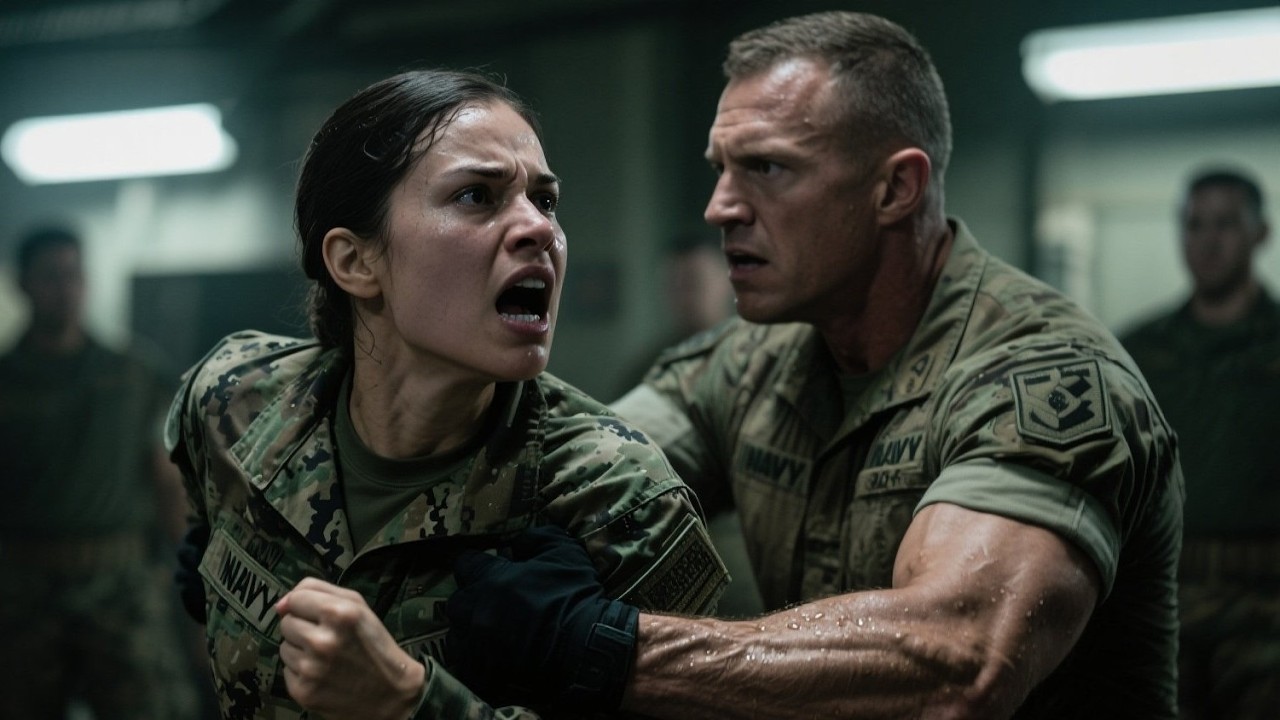 After a Navy SEAL Strangles a Female Trainee, the Captain Orders the Base Into Silence | Emotional