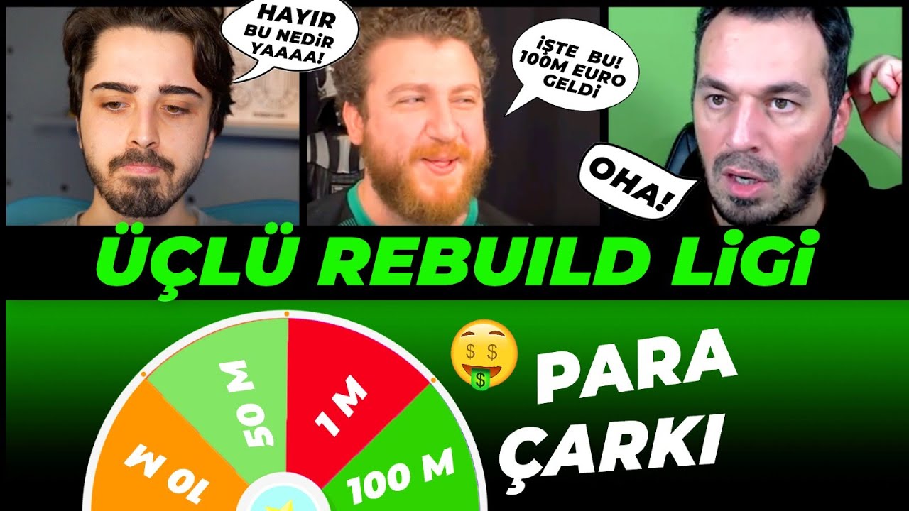 Para Çarkı... Fakir Kaldık! | Bütçe Rebuild | Üçlü Rebuild Ligi w/ @OnurOnline @ardenpapazyan