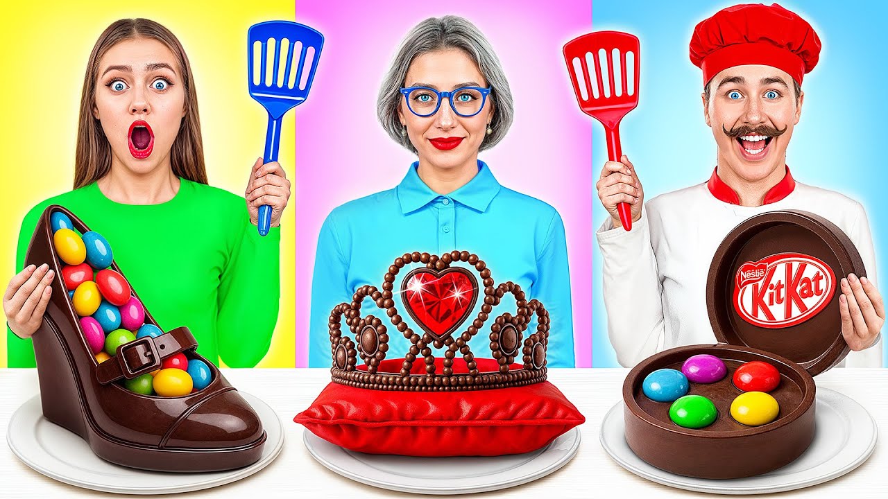 Reto De Cocina Yo vs Abuela | Trucos Divertidos De Cocina de Bubba DO Challenge