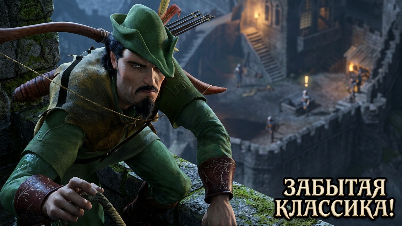 Вспоминаем Robin Hood: The Legend of Sherwood - Ламповая тактическая игра 2002 года