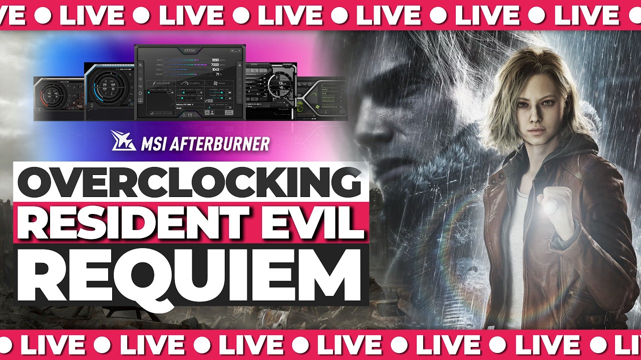 🔴 Benchmark & Overclocking im NEUEN Resident Evil Requiem! 🔴