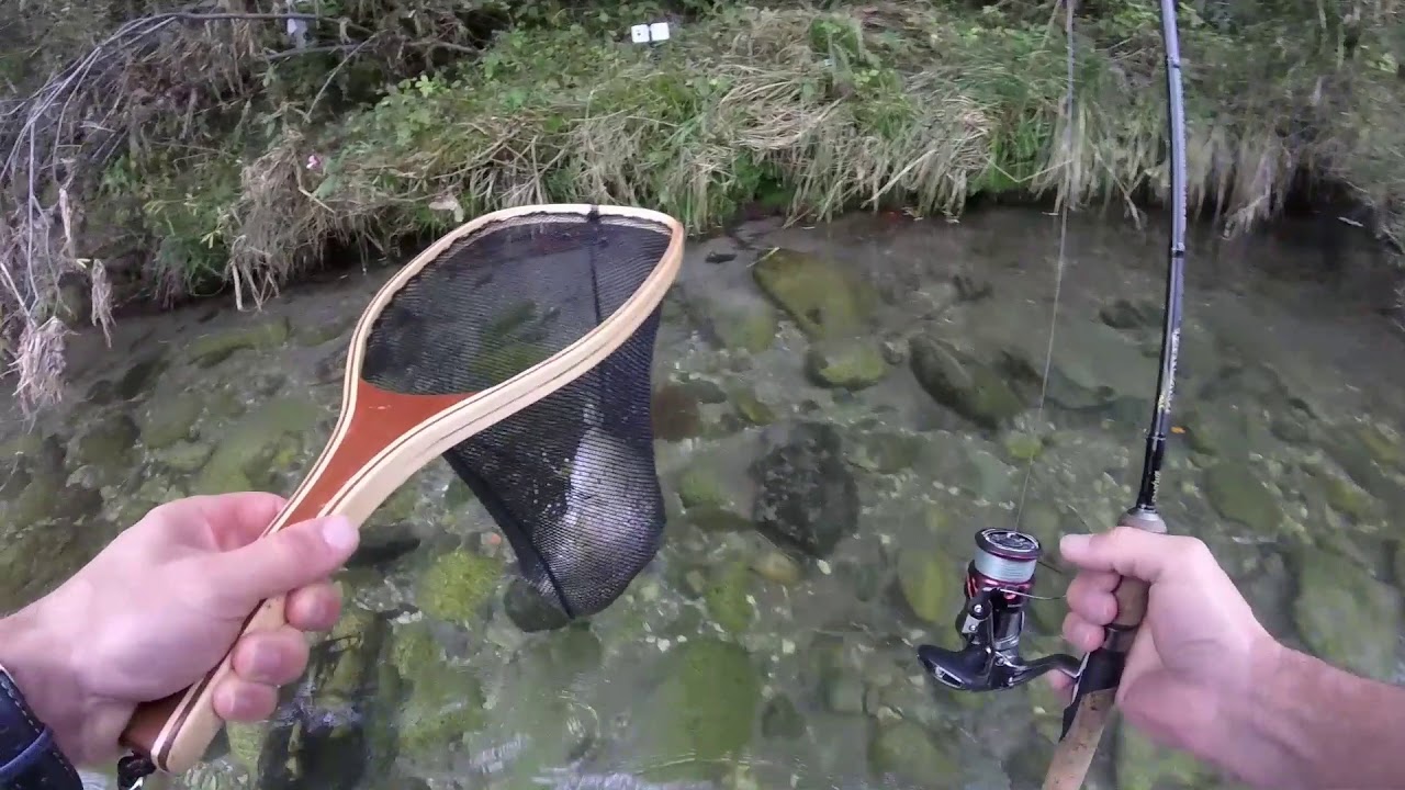 Pesca alla trota. Riserva Isol R6 Alto Sarca. Spinning