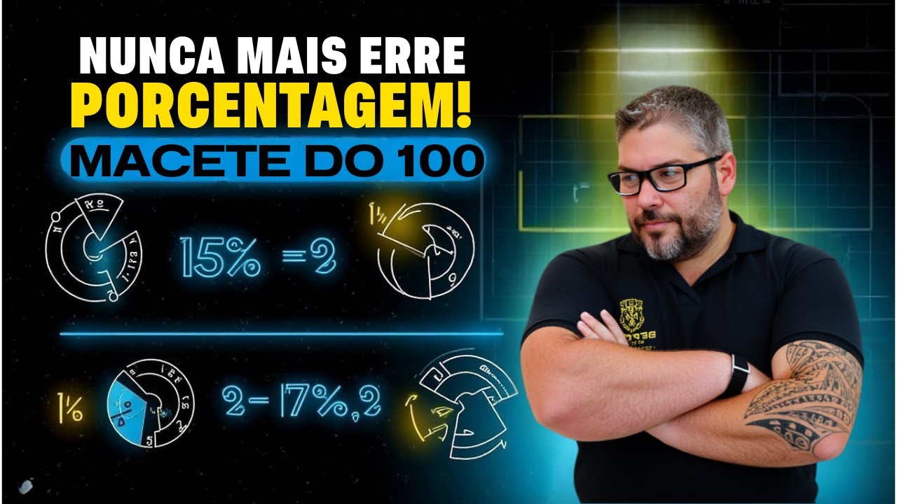 Matemática Para Concursos: NUNCA MAIS ERRE PORCENTAGEM! O Macete do 100 Explicado!
