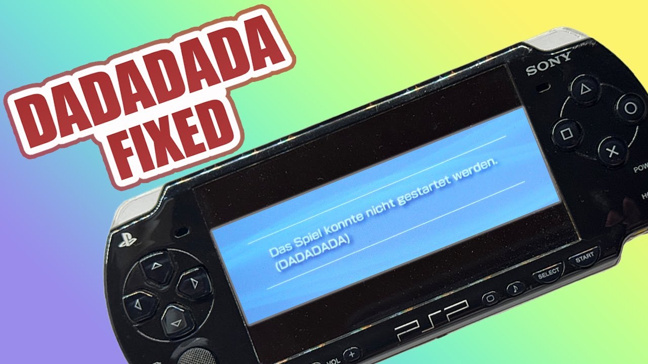 PSP bleibt beim Update stehen 😱 DADADADA Fehler beheben leicht gemacht! 📀