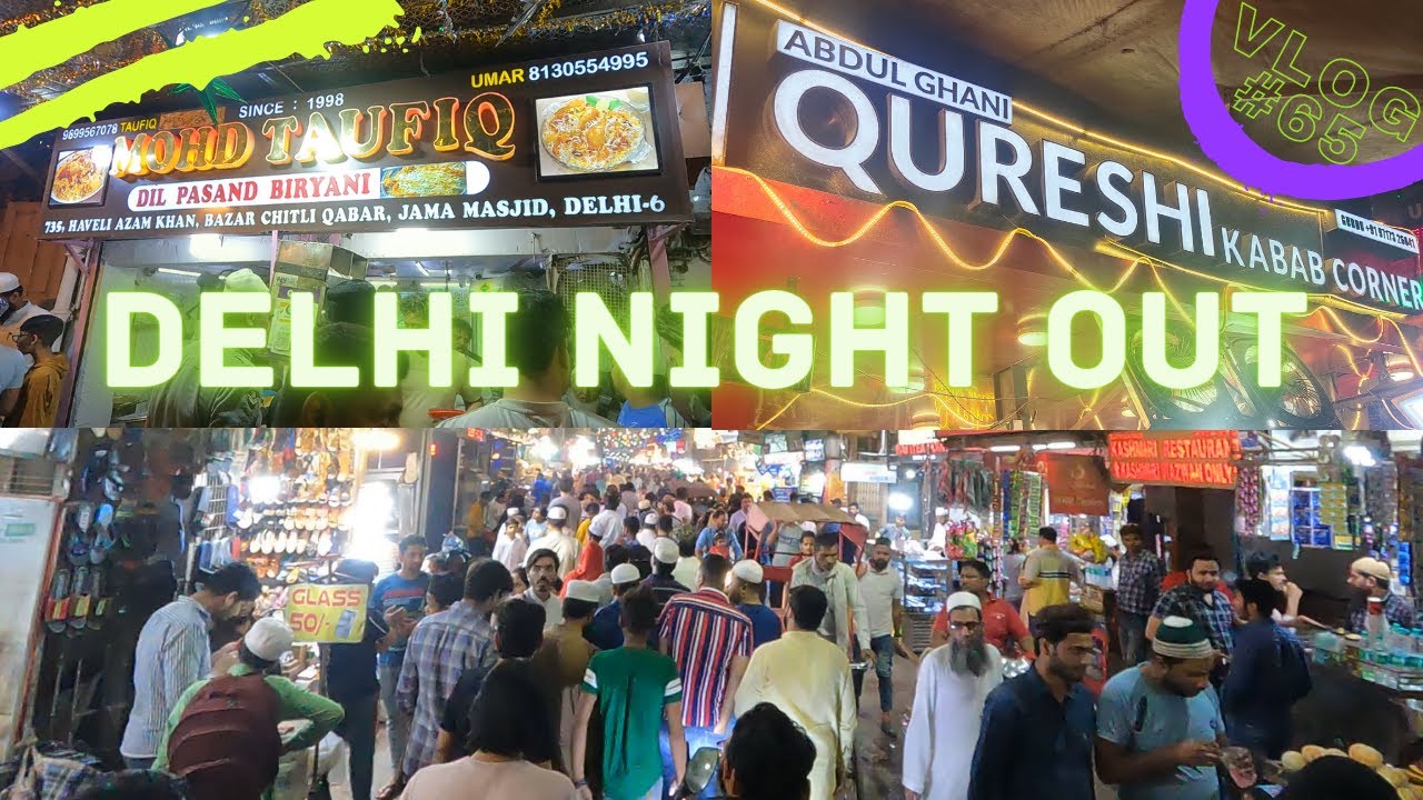 Delhi Night Out Vlog || Famous Restaurant in Delhi Jama Masjid Night Market  || Rajneesh Jha Vlog 65