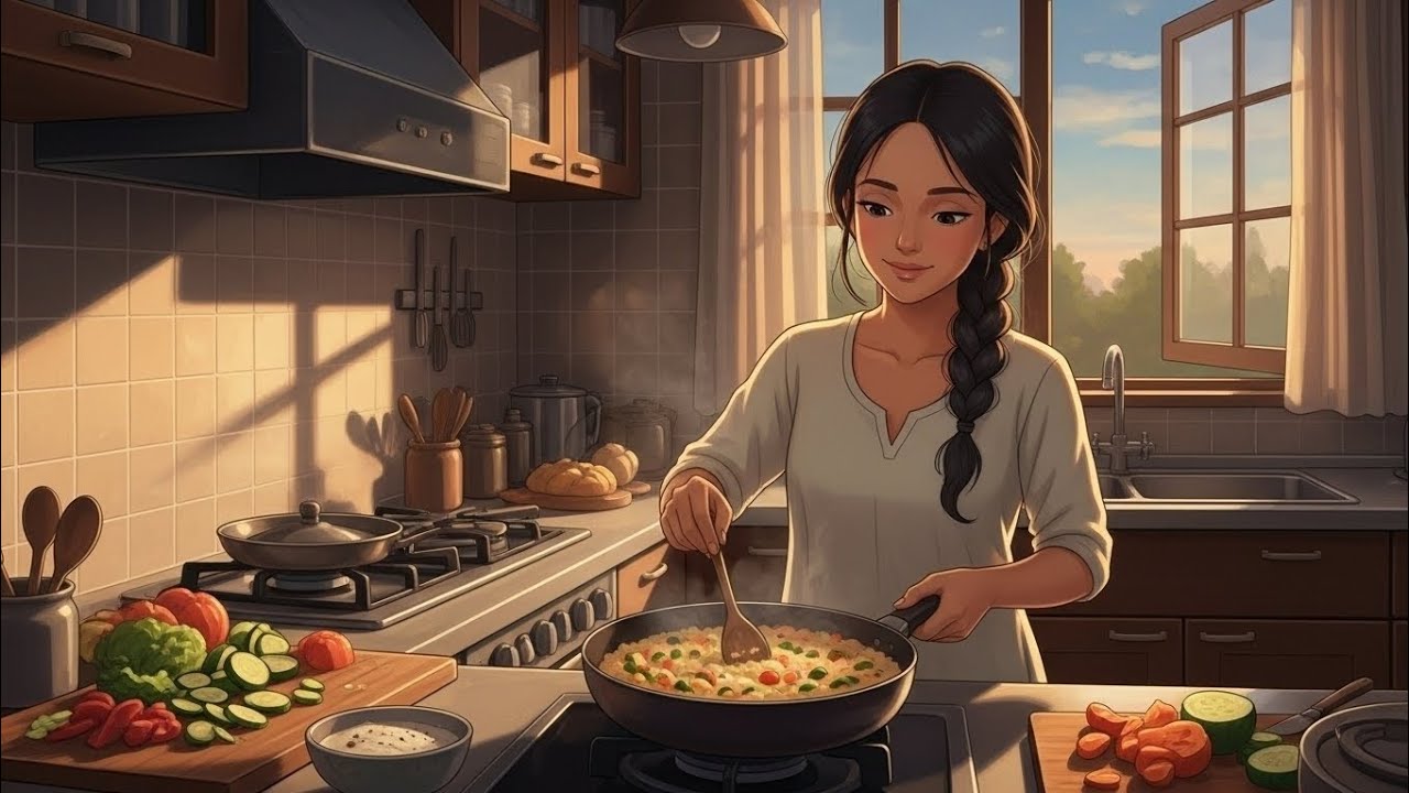 [ASMR] Cooking the Same Meal Amma Used to Make | Vegetable Rava Upma