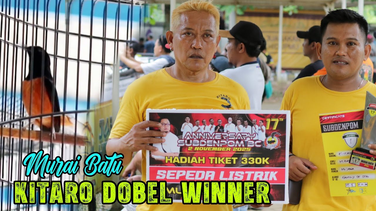 Mb KITARO Raih Kejuaraan Dobel Winner‼️ di gelaran Anniversary 17st SUBDENPOM BC 
