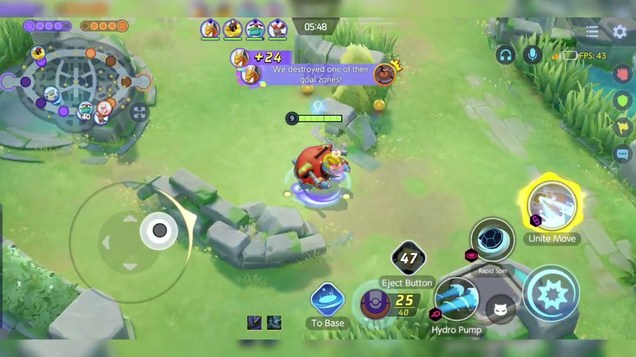 BLASTOISE TOPLANE - POKEMON UNITE