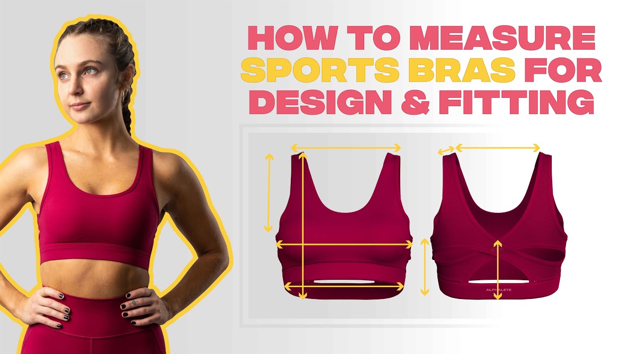 How To Measure Sports Bras For Design & Fitting Purposes (Sportswear Secrets)